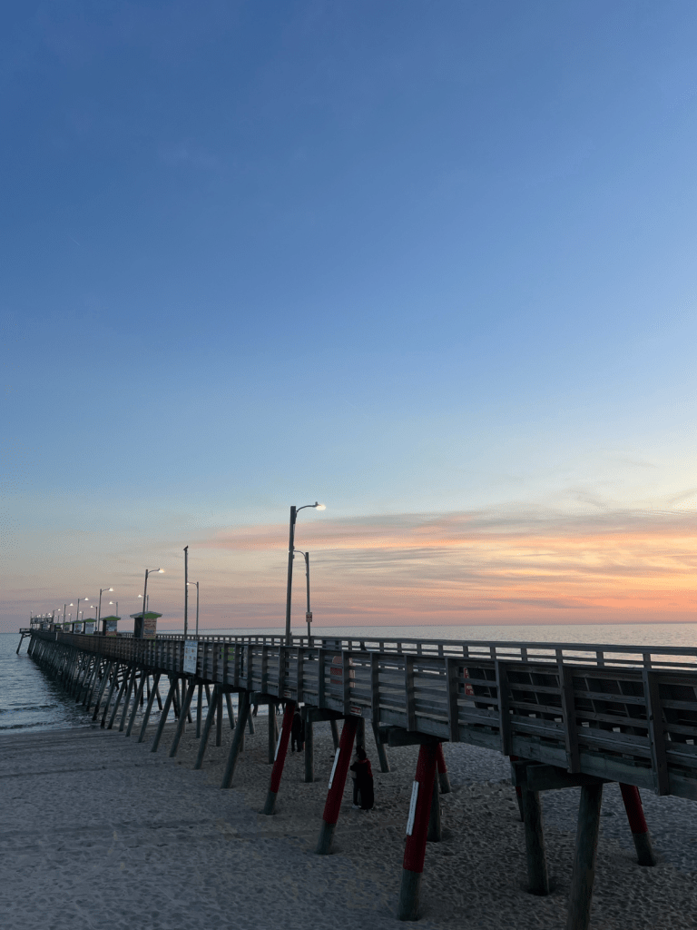 A picture I took of the Emerald Isle Pier on a weekend trip with my friends. 