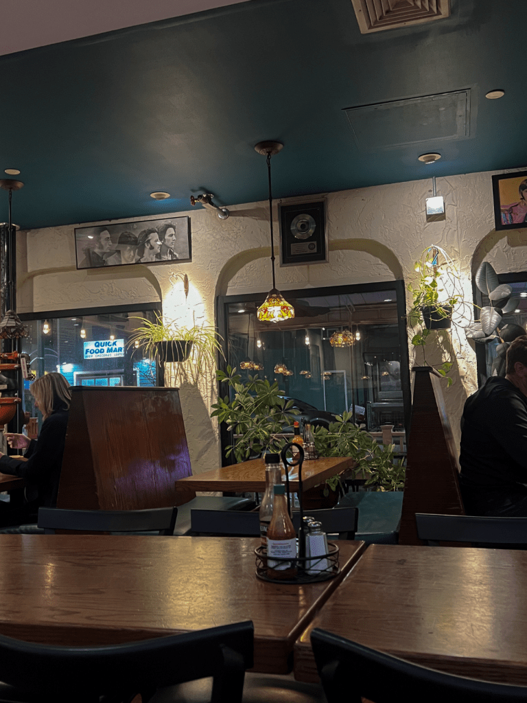 A picture from my birthday dinner at Abbey Road Pub. 